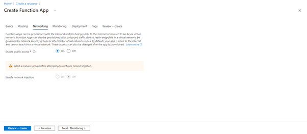 How to Create Microsoft Azure Function App using Azure Cloud Portal